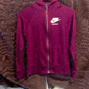 Active front zip hoodie